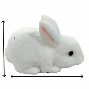 1PC White Rabbit Wet-Soft Resin Slow-Rebound Squishy Toy