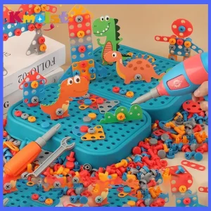 Assembly Simulation Educational Montessori Kids Electric Toolbox